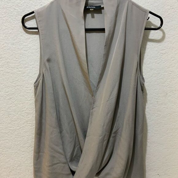 41Hawthorne Silk Open Front drape Blouse size S - Picture 3 of 5